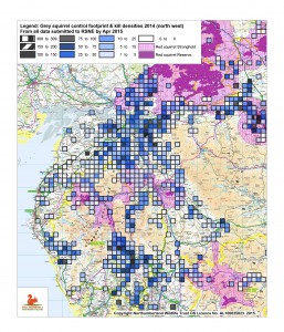 Control footprint & densities 2014 north west